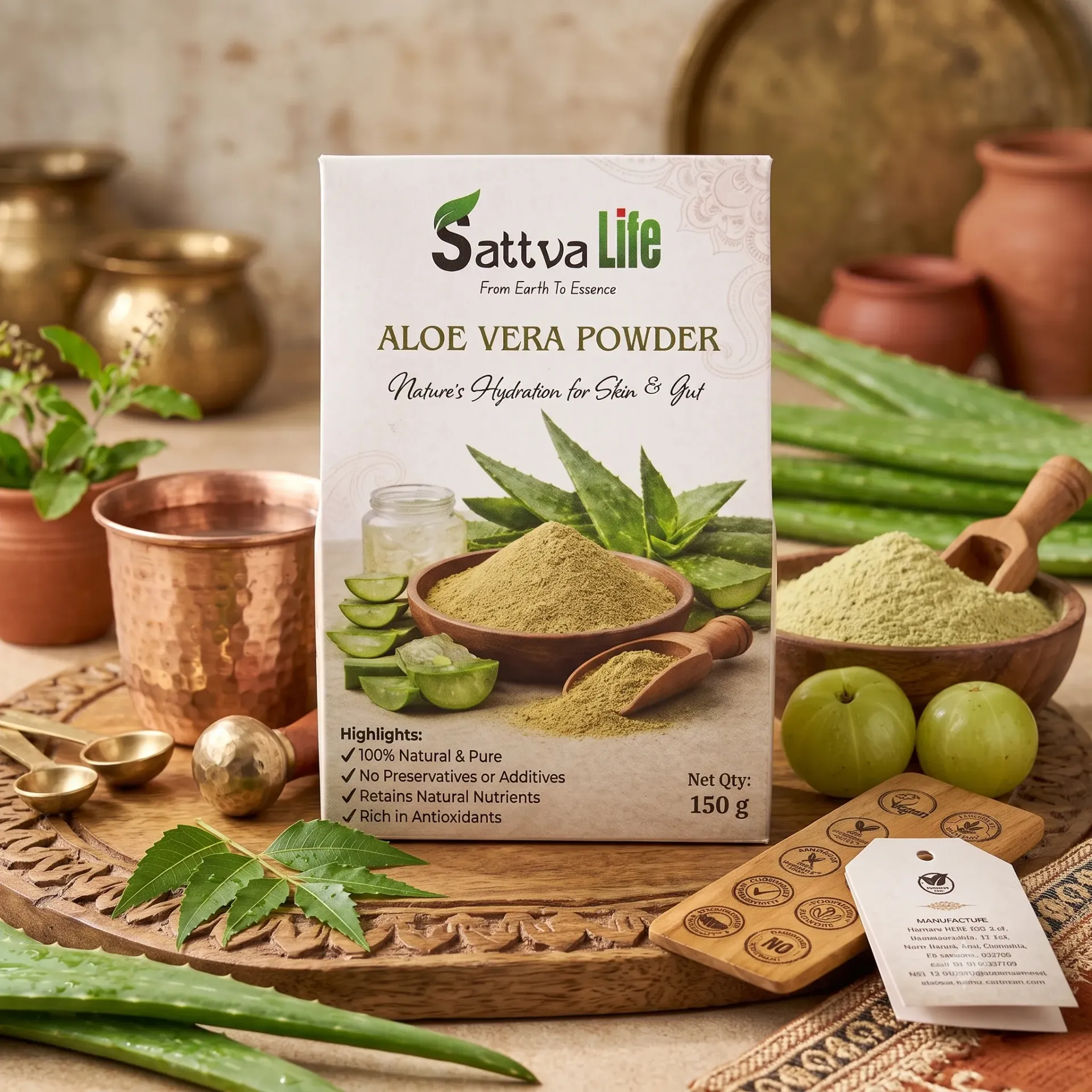 [SL0301300804] Aloe Vera Powder (150 gm)