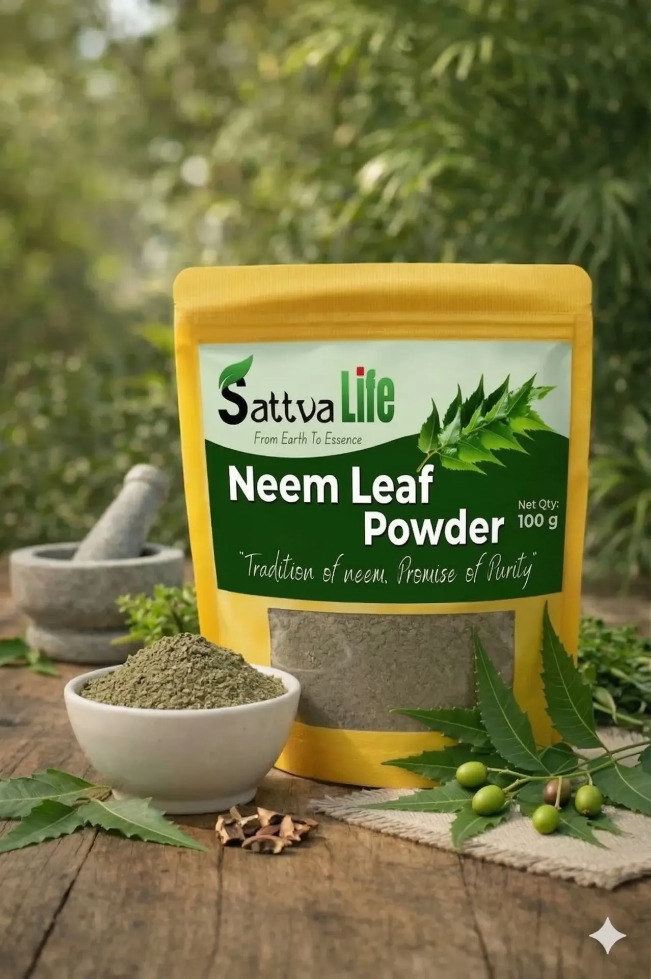 [SL0301301404] Neem Leaf Powder (150 gm)