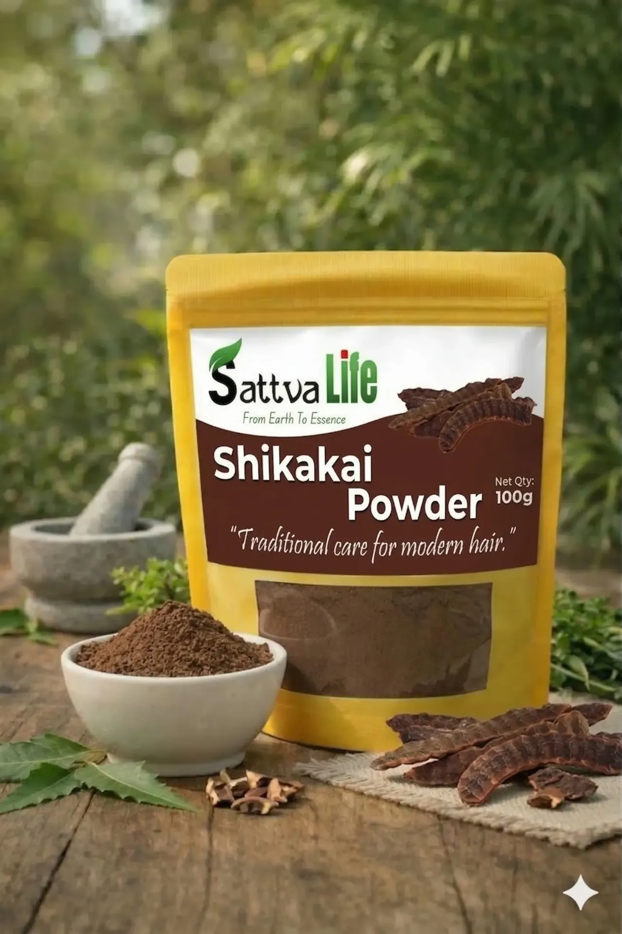 [SL0302301104] Shikakai Powder (150 gm)